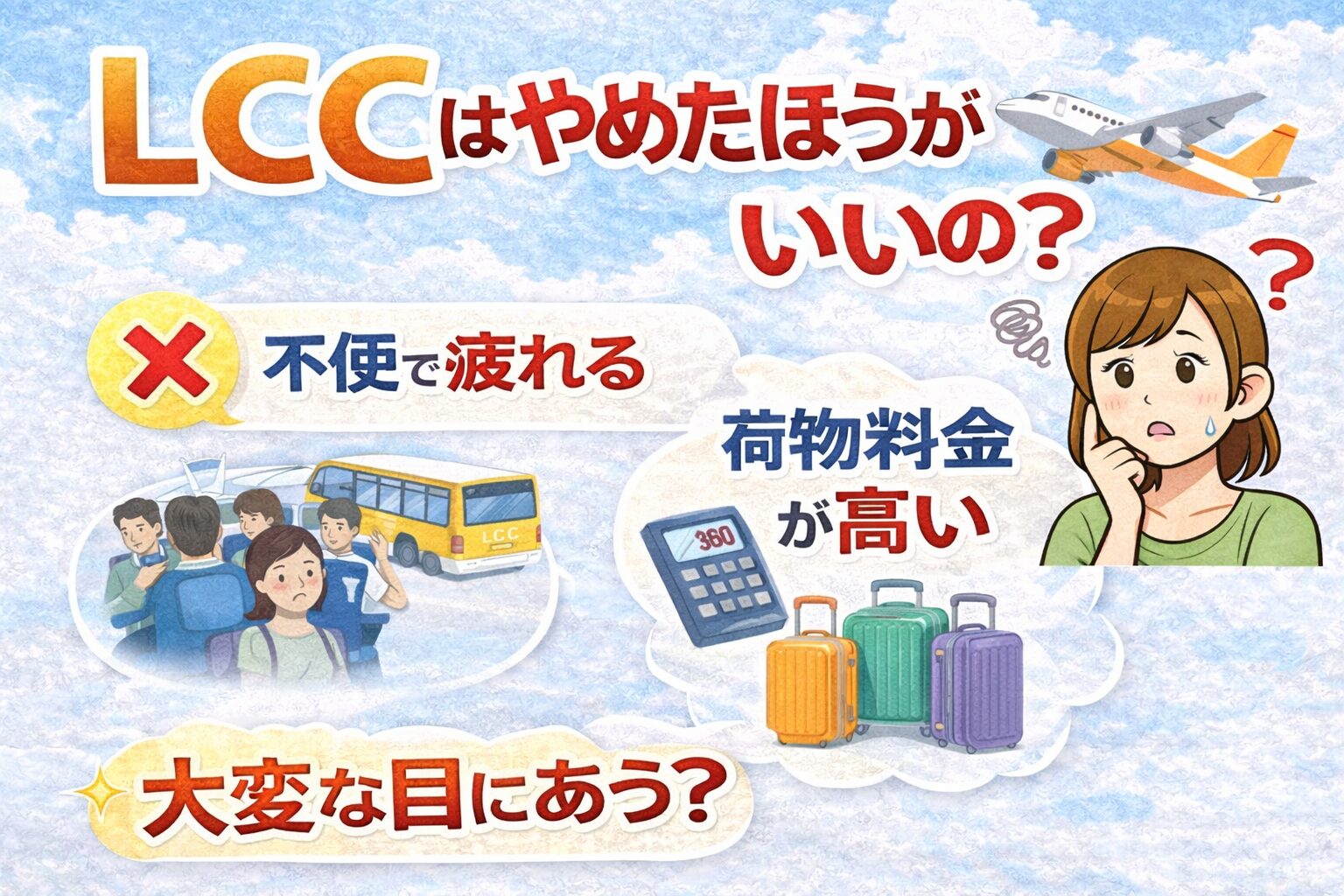 LCCはやめたほうがいい