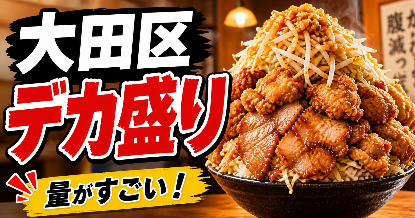 大田区 デカ盛り